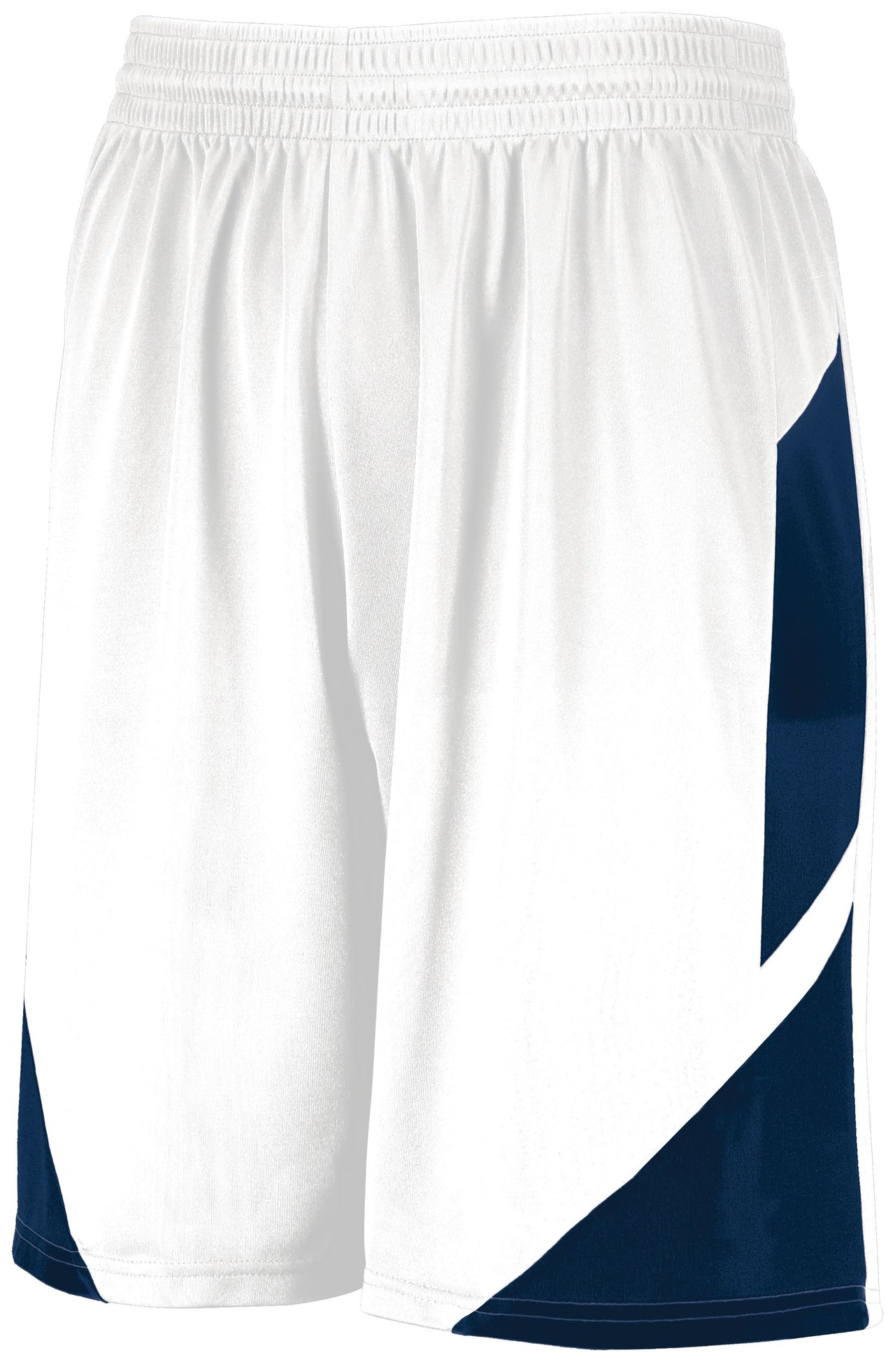 Holloway 224077 Retro Basketball Shorts - Black/White - M