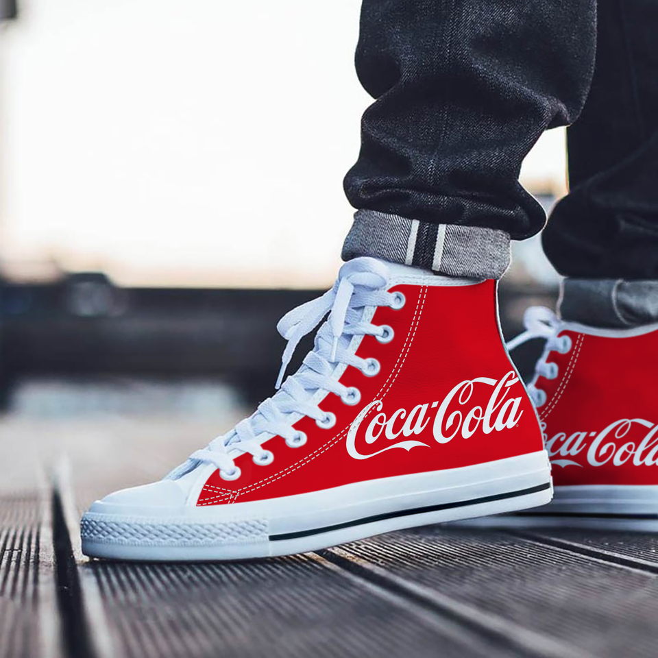 Coca Cola High Top Shoes – SpreadShoes
