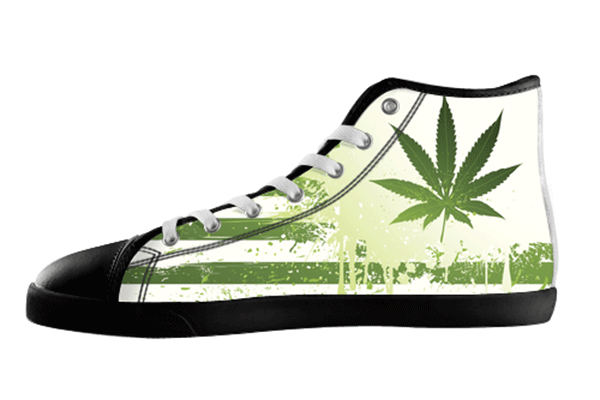 Weed Marijuana Hi Top Shoes | SpreadShoes