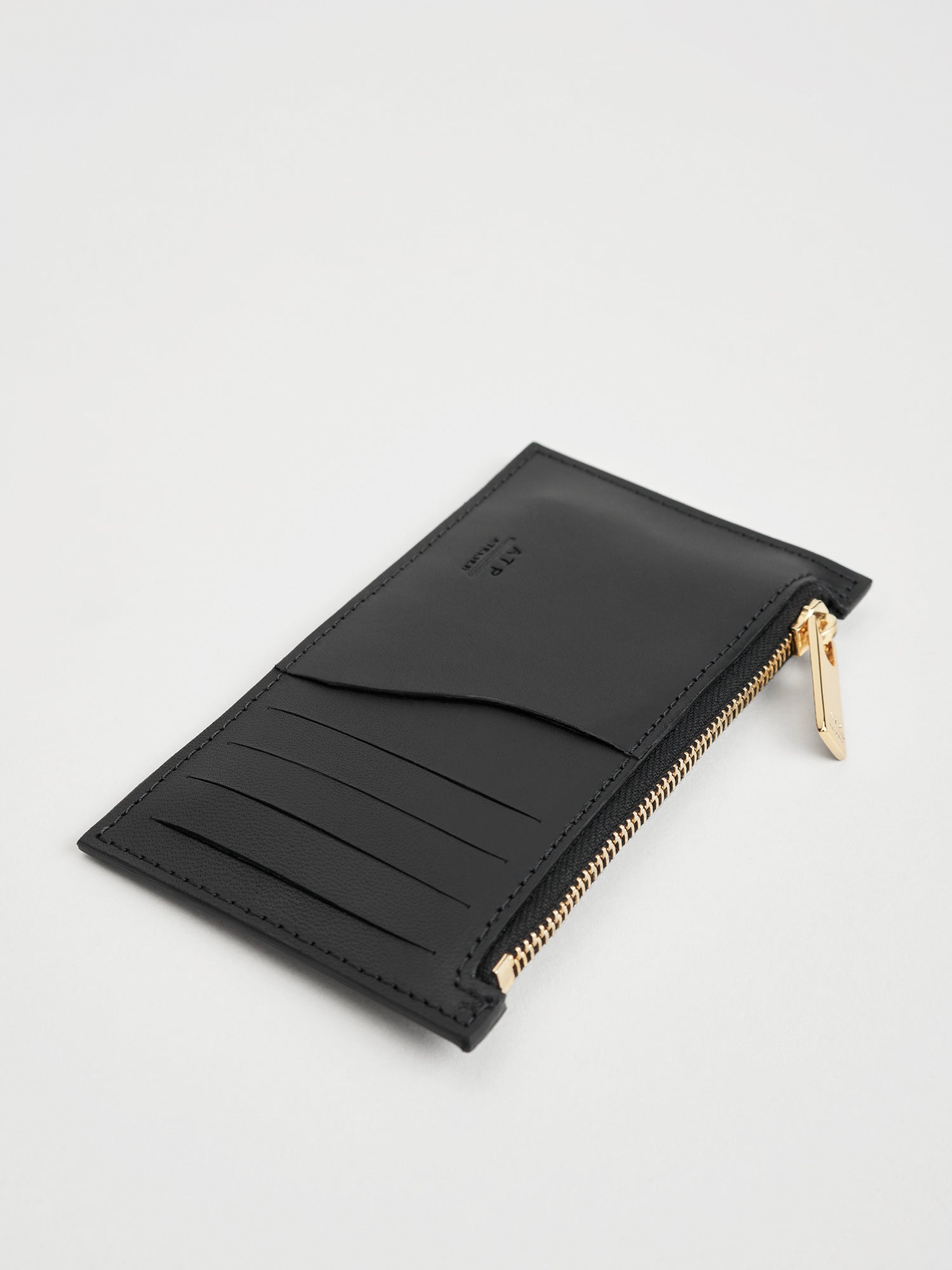 Vinci Black Saffiano Card holder – ATP Atelier