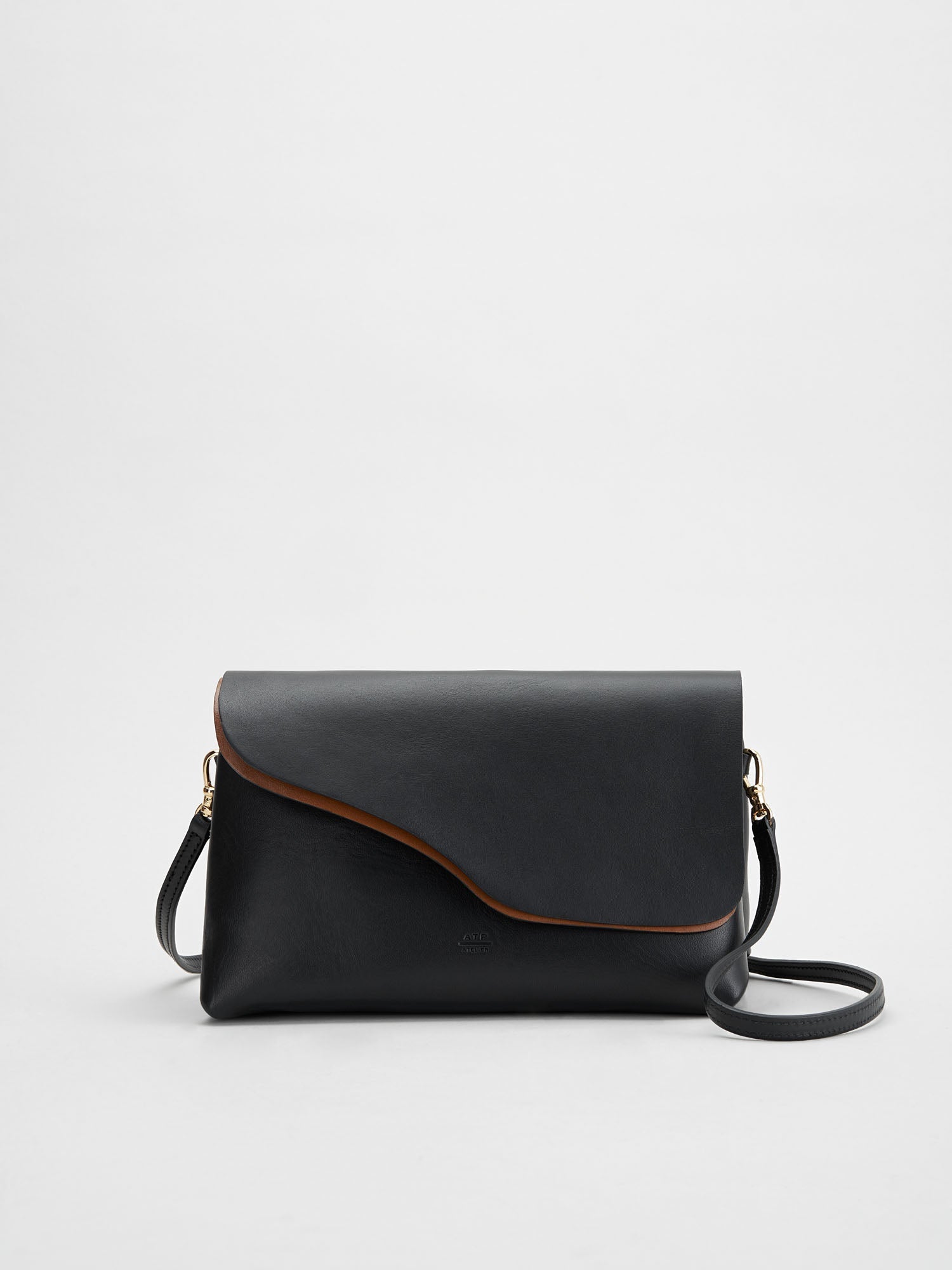 Montalcino Black Leather Mini handbag – ATP Atelier