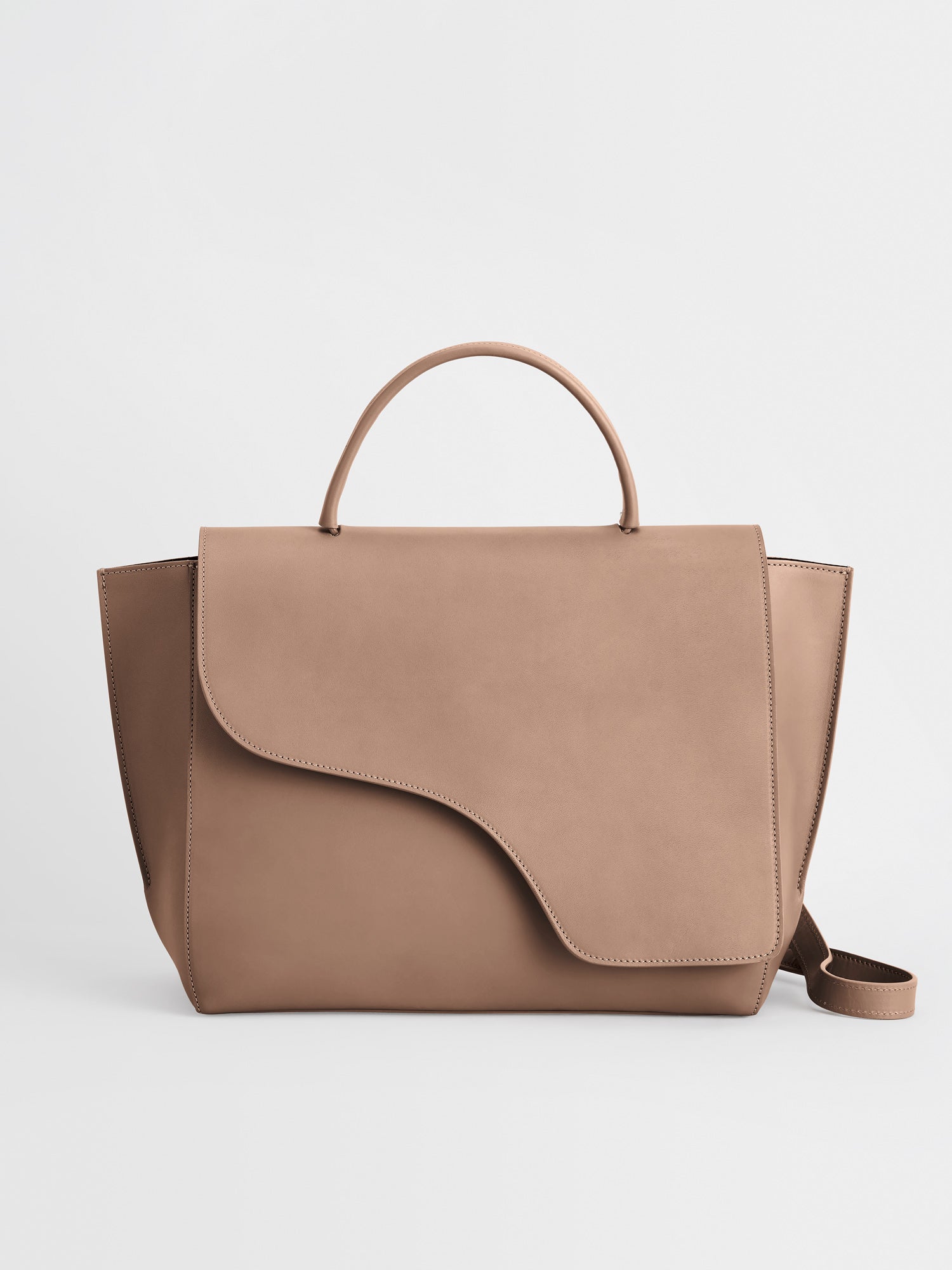 Pienza Black Leather Large tote Bag – ATP Atelier