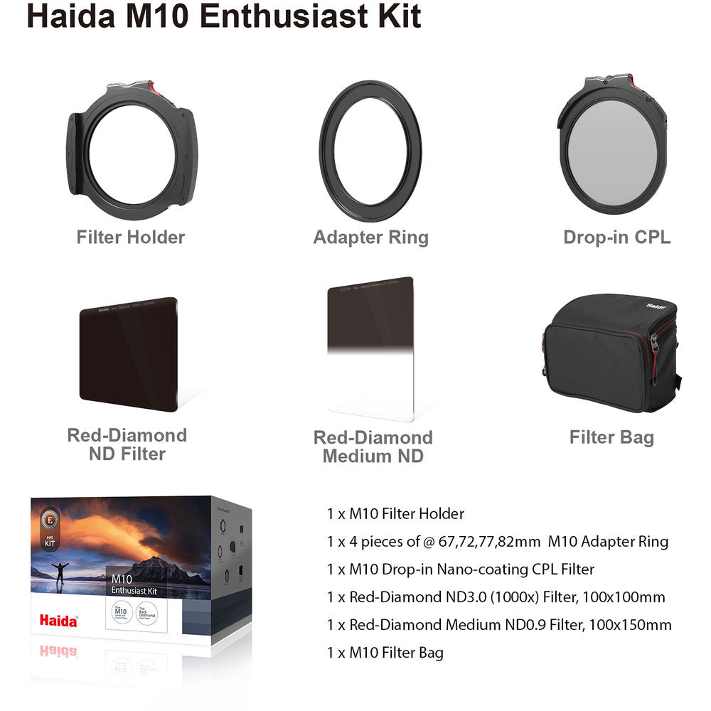 Haida M10 Filter Holder Enthusiast Kit for 100mm Series Filters HD4316