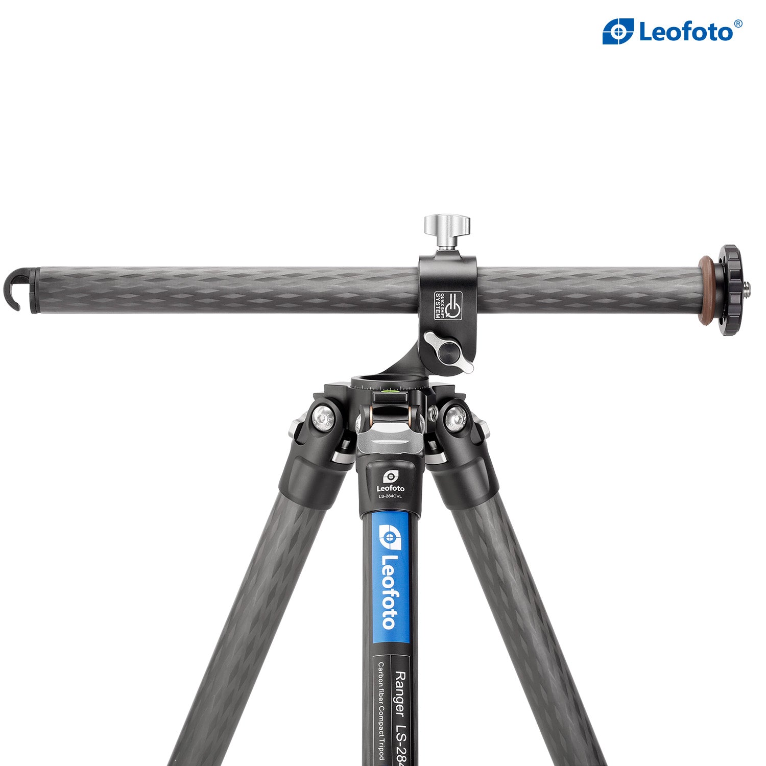 Leofoto LS-284CVL Carbon Fibre Ranger Series Tripod With Tiltable Center  Column