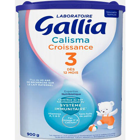 Laboratoire Gallia - Calisma 2ème âge - Lait en Poudre pour Bébé - Enrichi  en Vitamines A, C & D - Sans Huile de Palme - 6 à 12 mois - 72 Biberons 