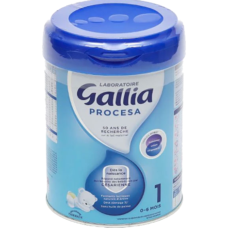Laboratoire Gallia - Galliagest Premium 2ème âge - Lait en Poudre pour Bébé  - Enrichi en Vitamines A, C & D - Pour Bébé de 6 à 12 mois - Lot de 3x820g