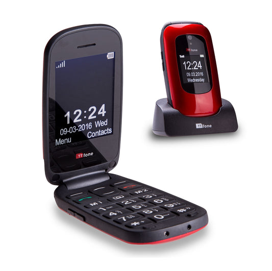 TTfone Flip TT140 Mobile Phone Camera Bluetooth Cheapest Folding Easy Phone