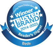 Trusted brand winner logo