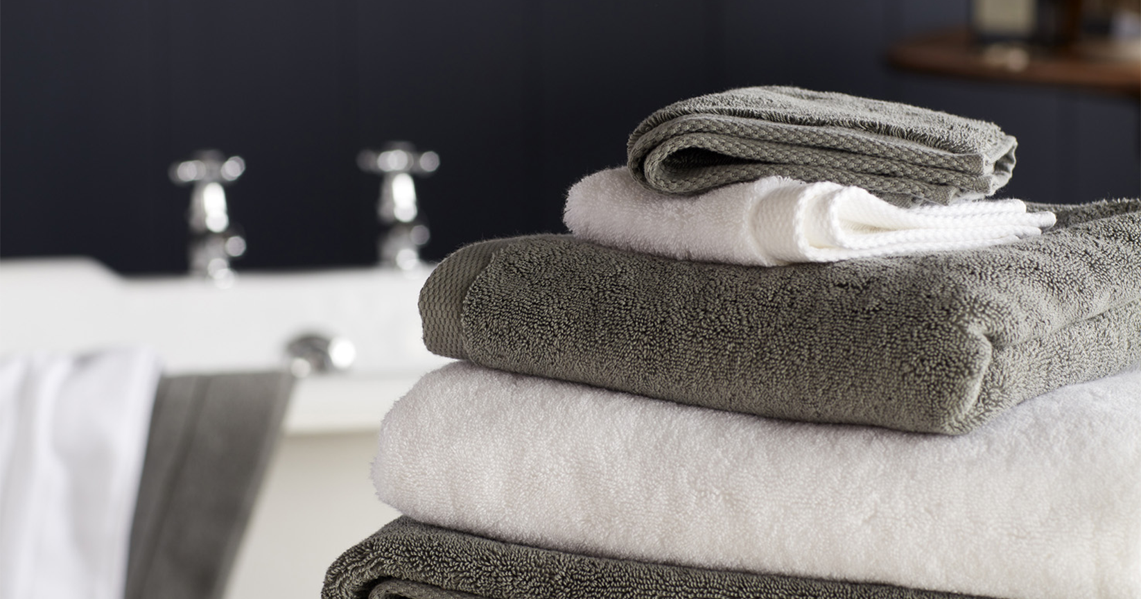 New Bath Towels - Loverly Grey