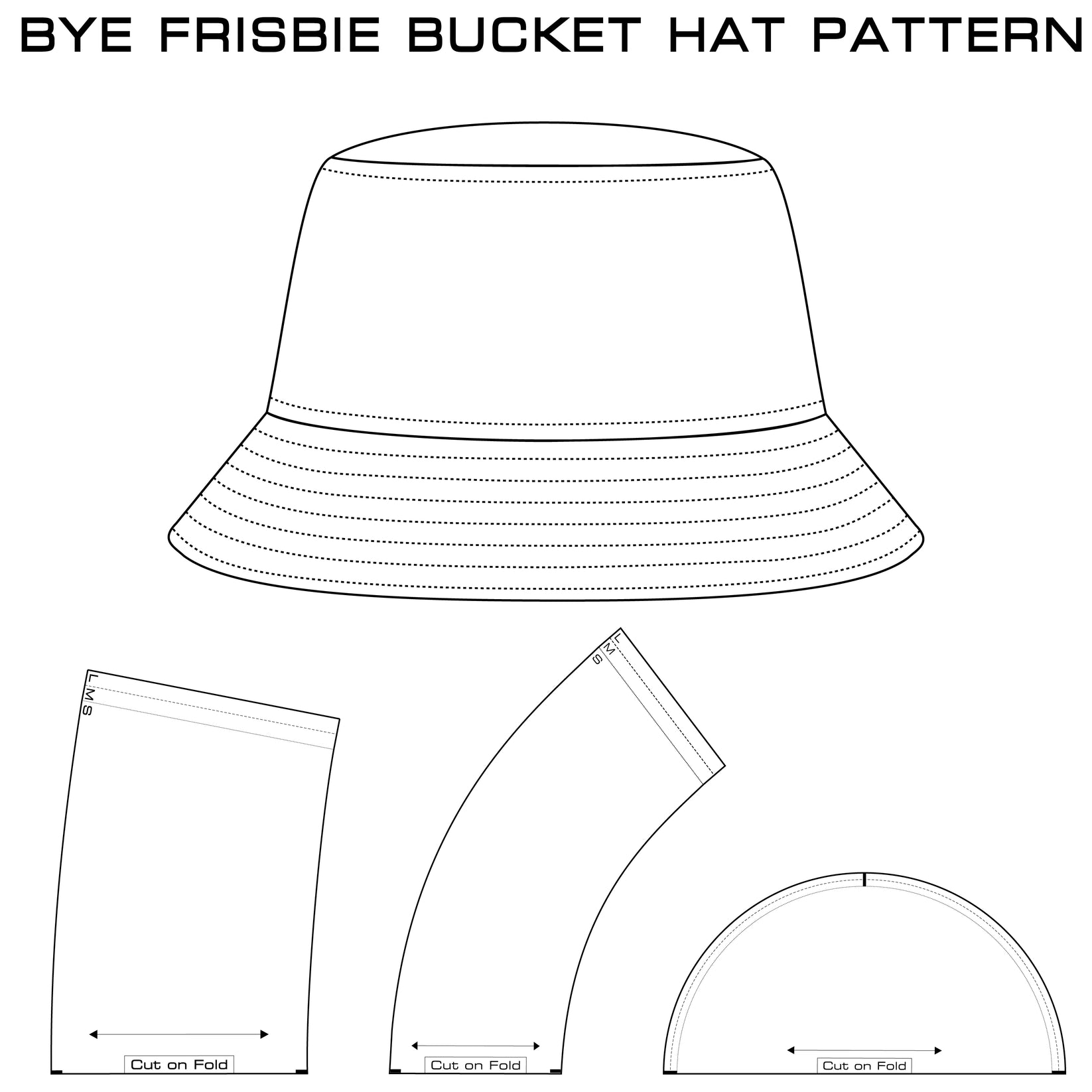 Bucket Hat Pattern – Bye Frisbie