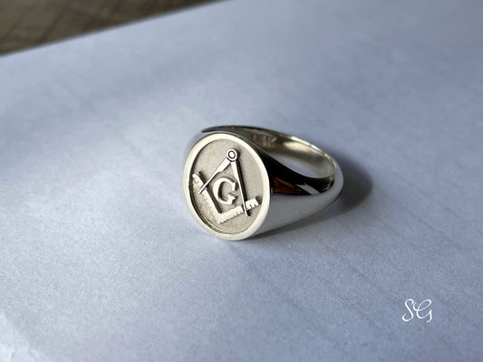 14K Gold Filled Signet Monogram Ring, Initial Gold Signet Ring, Personalized Ring, Gift for Her, Mothers Day Gifts, XW30