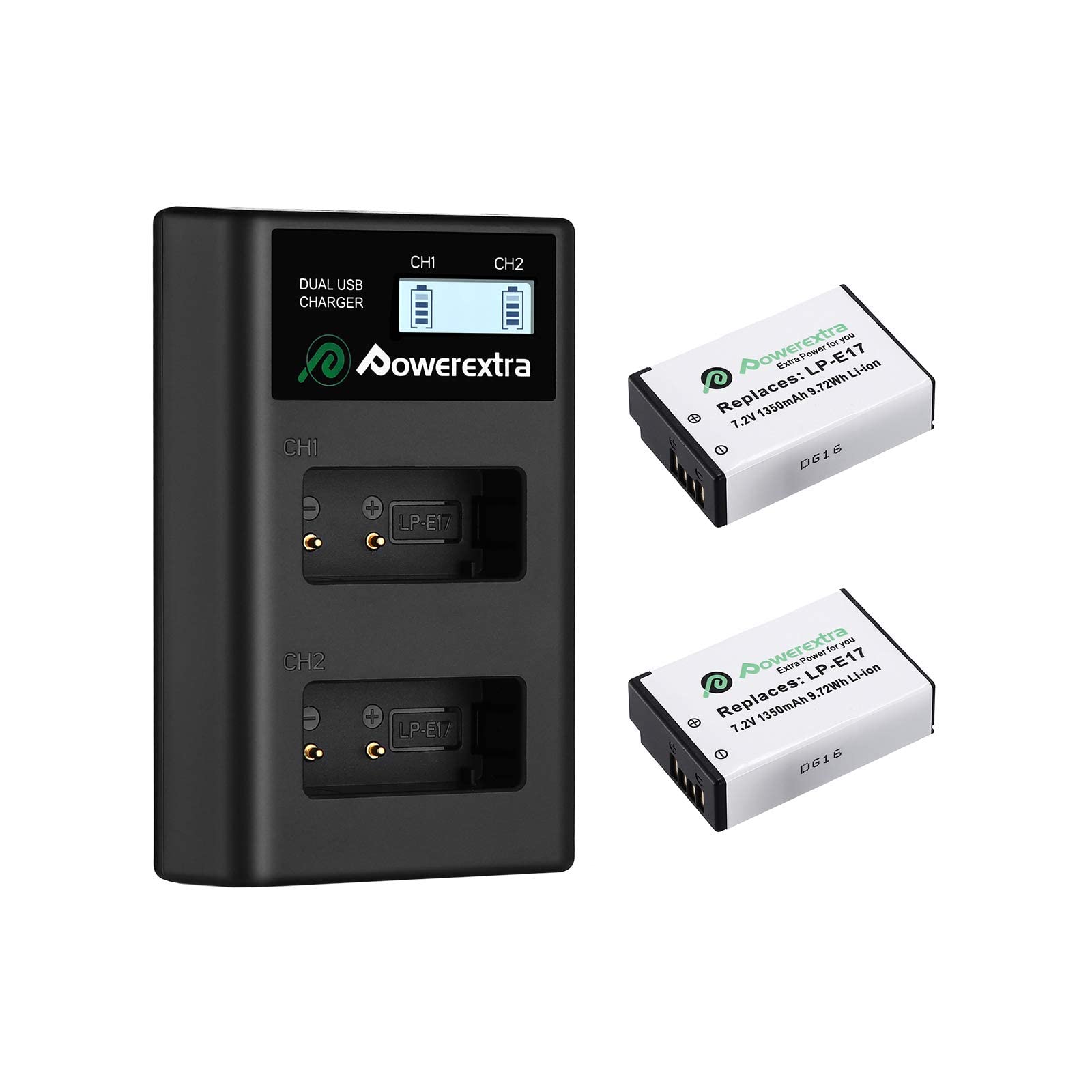 LP E17 Canon Camera Battery and USB Battery Charger | Powerextra