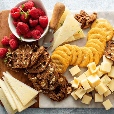 Berries, Cheese & Cracker Plate