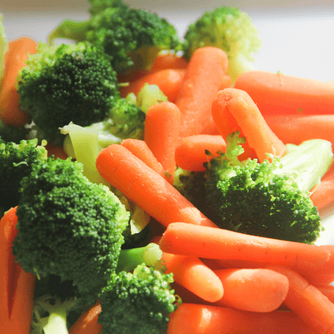 Steamed Broccoli & Baby Carrots