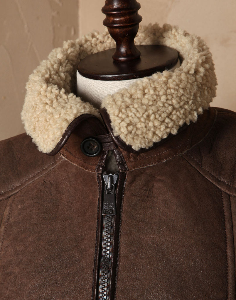 dolce and gabbana shearling jacket