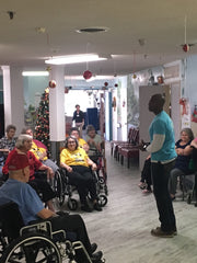 Andrew shares with all the Seniors the Purpose of Smiles for Seniors Program