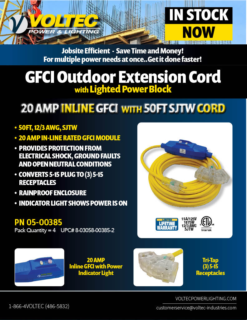 GFCI Outdoor Extension Cord