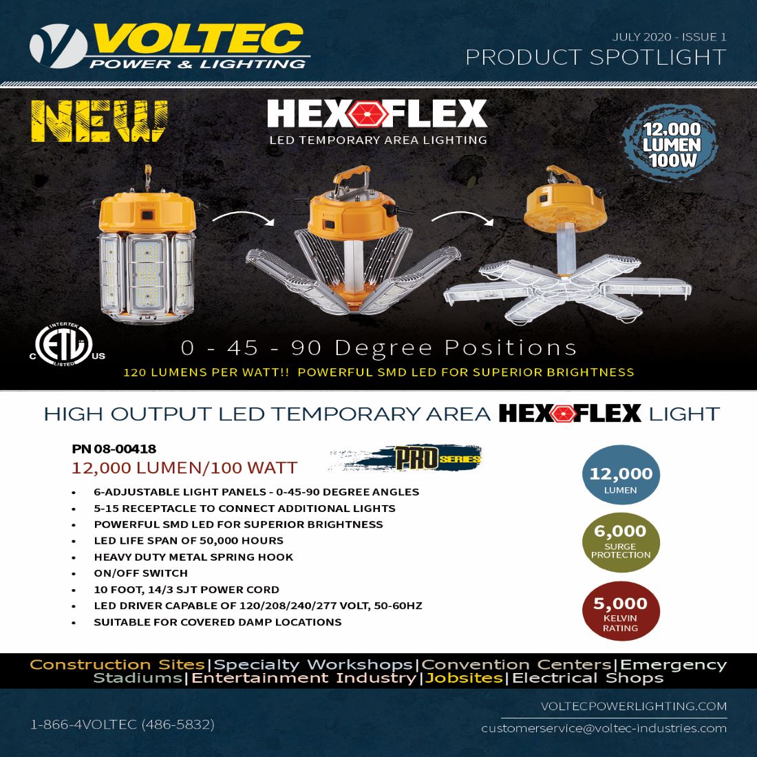 Hex-Flex Product Flyer