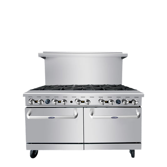 Atosa 60 Range, 6 Burners 24 Griddle 2 Lg Ovens - AGR-6B24GR