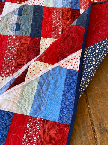 Essentially Loved Quilts blog post Playing with Fabric Texture in Quilts with chenille-it