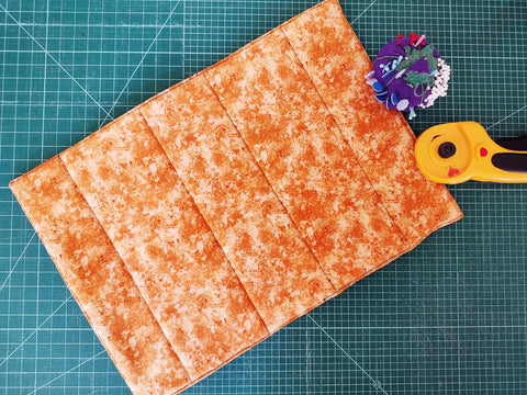 Essentially Loved Quilts DIY Casserole Trivet Hot Pad sewing project finished backside