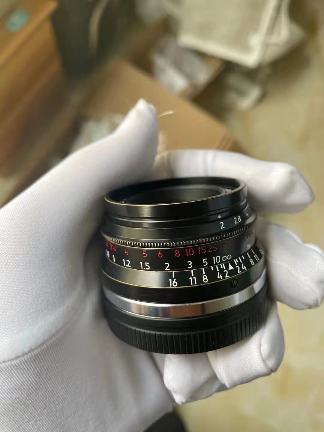 Light Lens Lab 周八枚復刻八枚玉35mm f/2 (Leica M卡口/ 黑漆露銅) 鏡頭