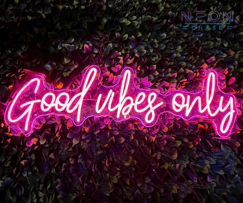 Good vibes neon signs