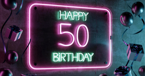 Happy Birthday Neon Sign