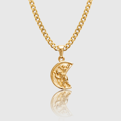 gold st christopher necklace