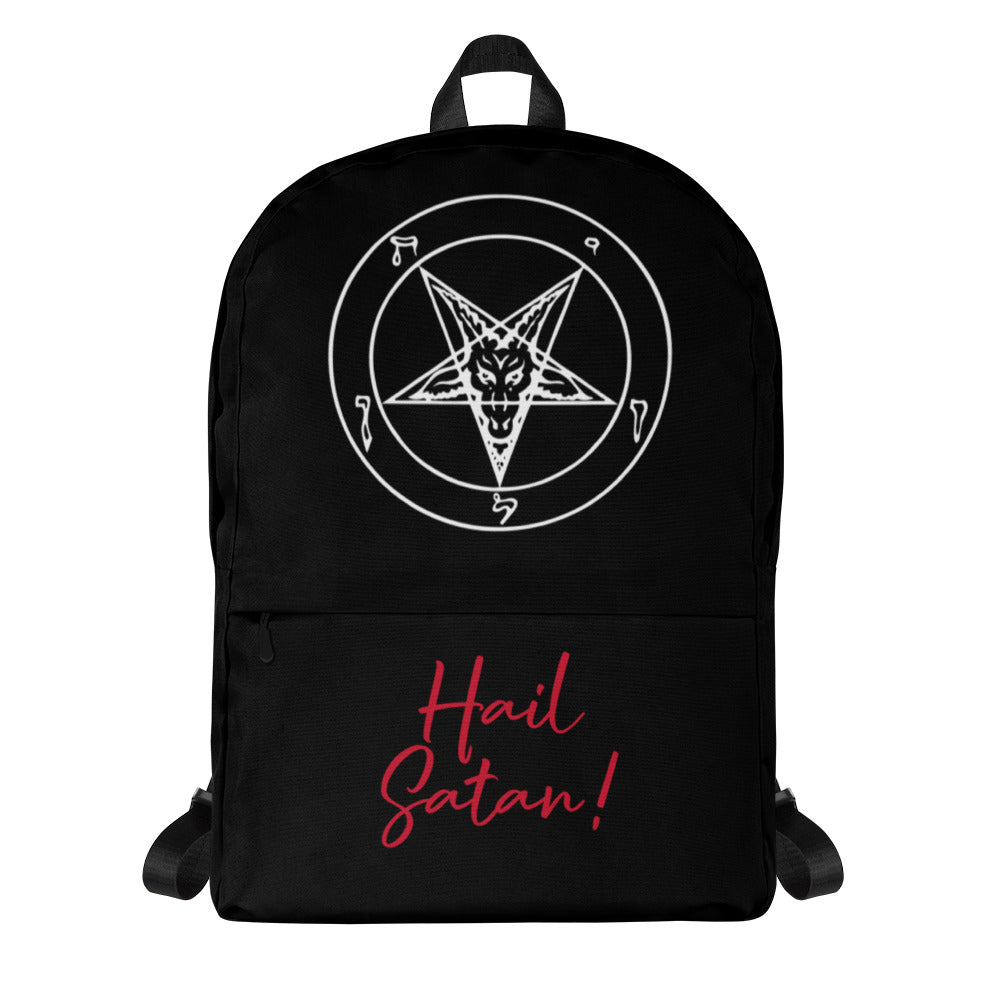 Hail Satan! Sigil of Baphomet Backpack School Bag