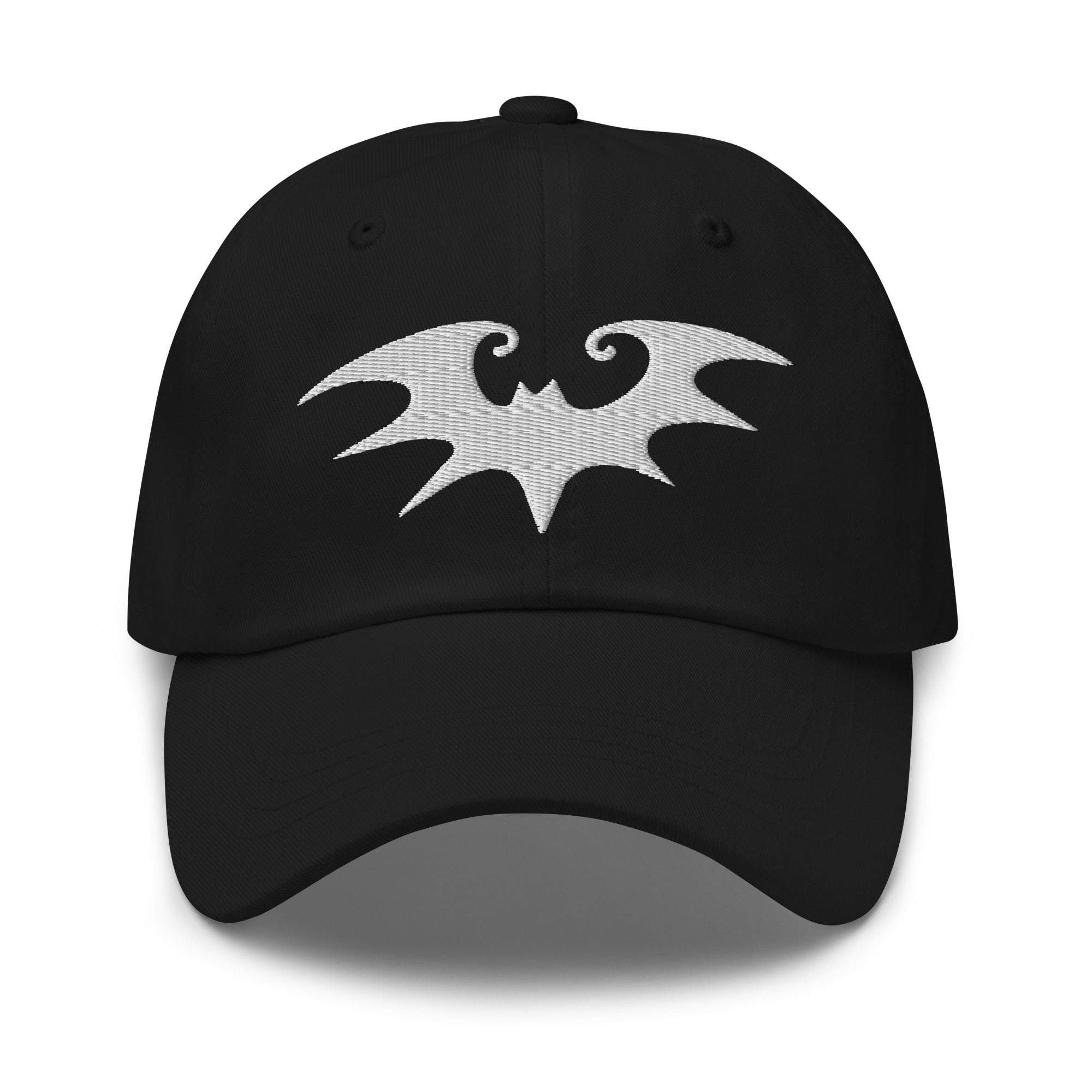 Spooky Goth Vampire Bat Embroidered Baseball Cap Dad hat