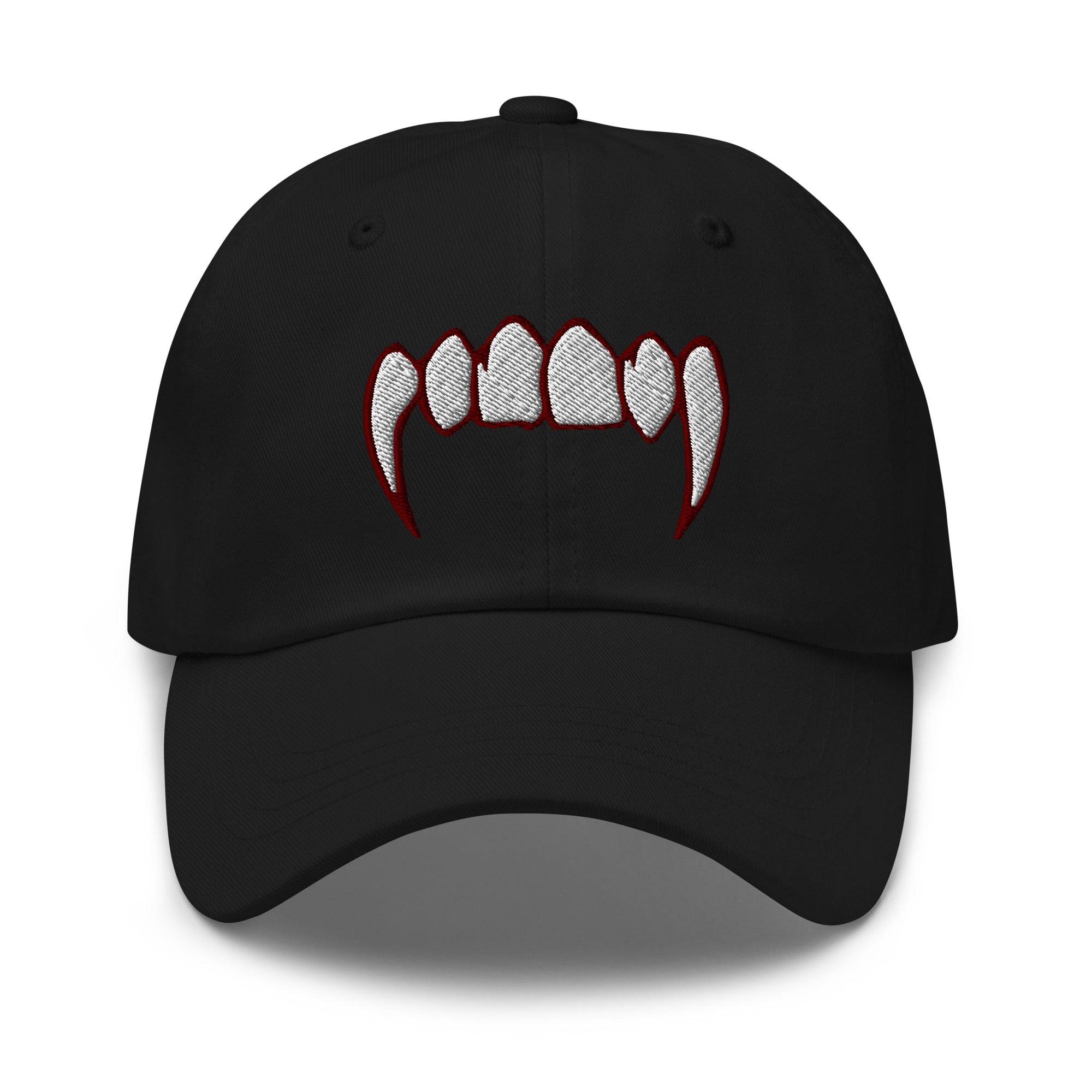 Vampire Fangs Embroidered Baseball Cap Bram Stoker's Dracula Teeth Dad hat