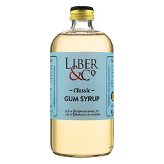 Bottle of Liber & Co. Classic Gum Syrup
