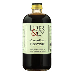 Bottle of Liber & Co. Caramelized Fig Syrup