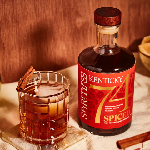 Spiritless Kentucky 74 SPICED Non-alcoholic Cinnamon Bourbon Whiskey