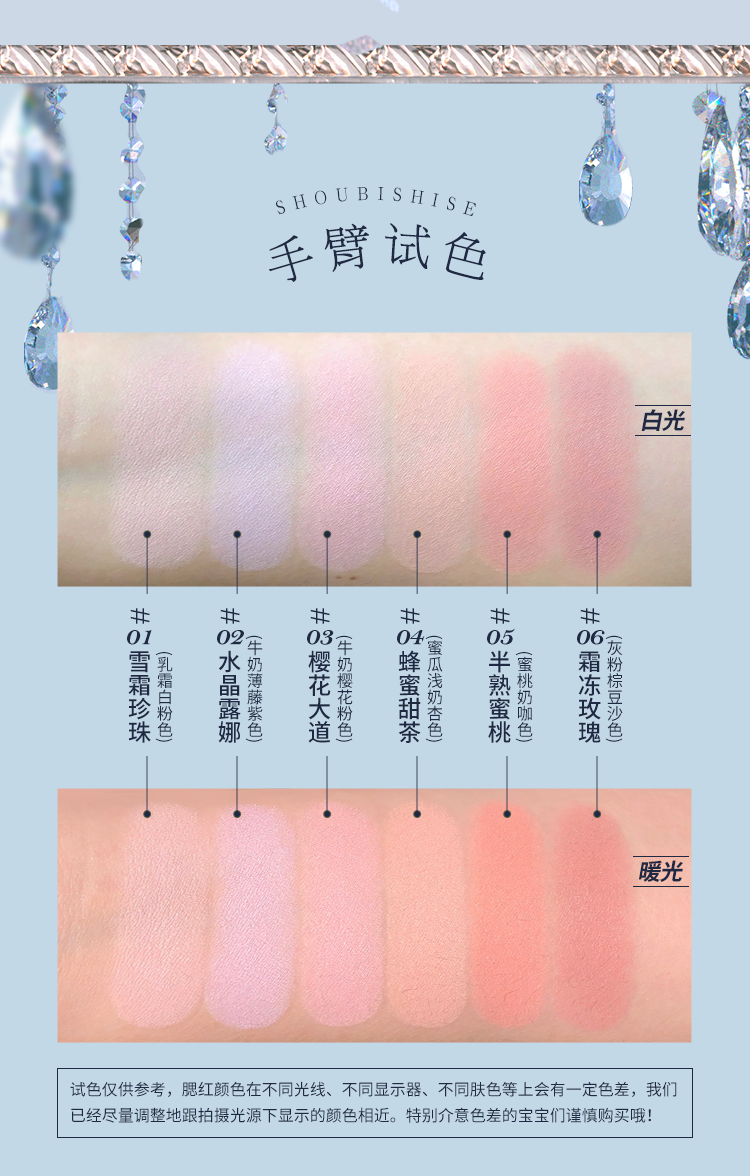 Flower Knows Unicorn Embossed Blush - Snowy Pearl 5G