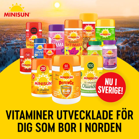 Minisun: Vitaminer för dig som bor i Norden