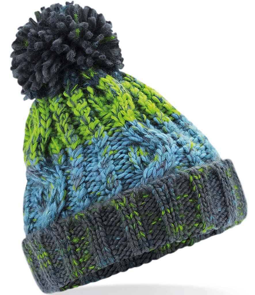 Junior Corkscrew Pom Pom Beanie