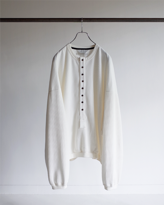 大切な人へのギフト探し ANCELLM OVERSIZED RAILKNIT RAILKNIT HENLEY