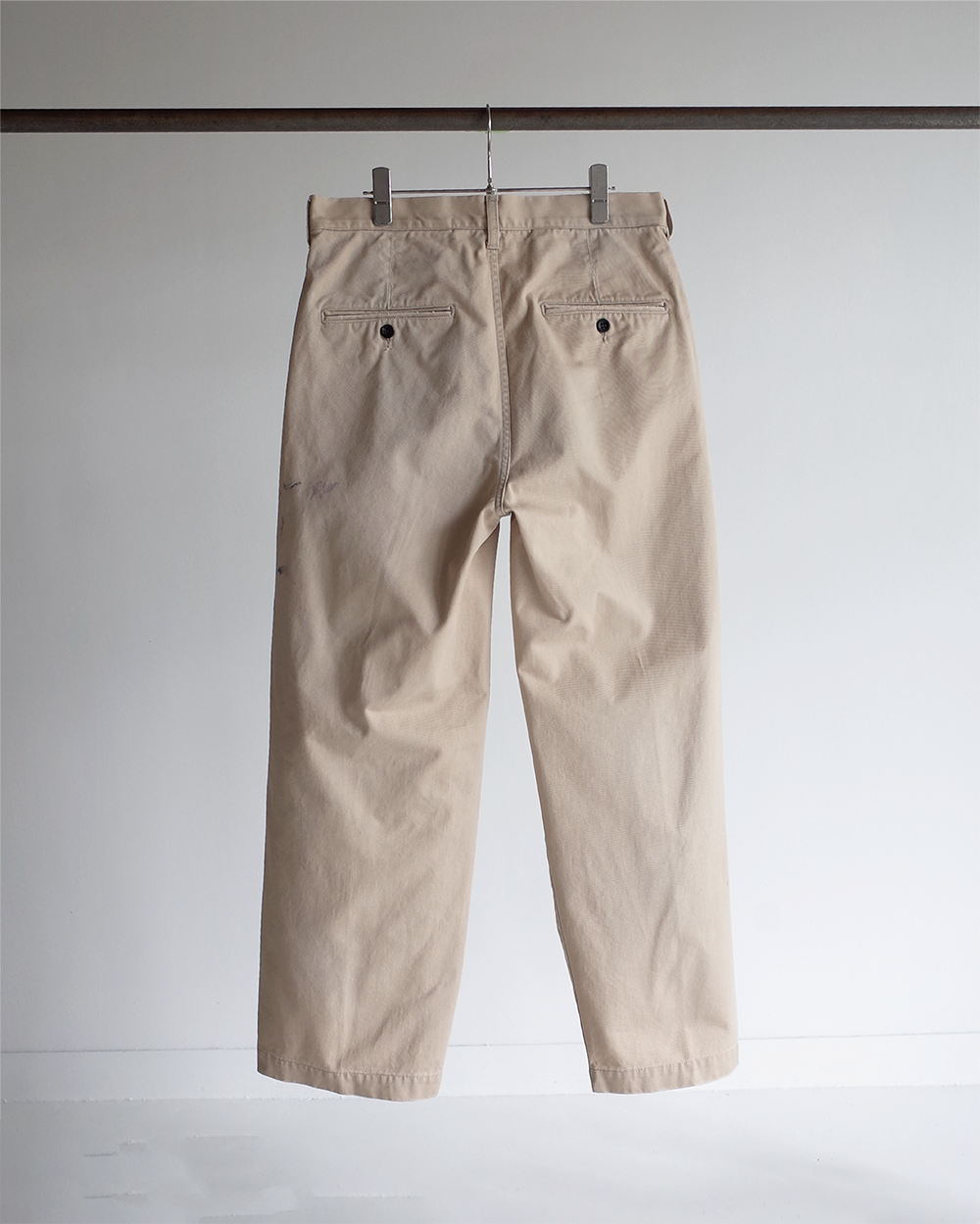 PAINT CHINO TROUSERS(BEIGE)