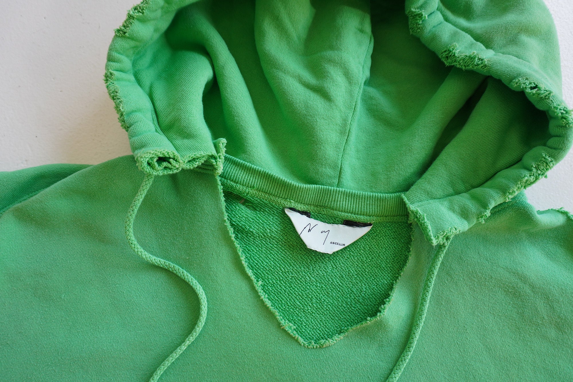 DYED DAMAGE HOODIE(PISTACHIO)