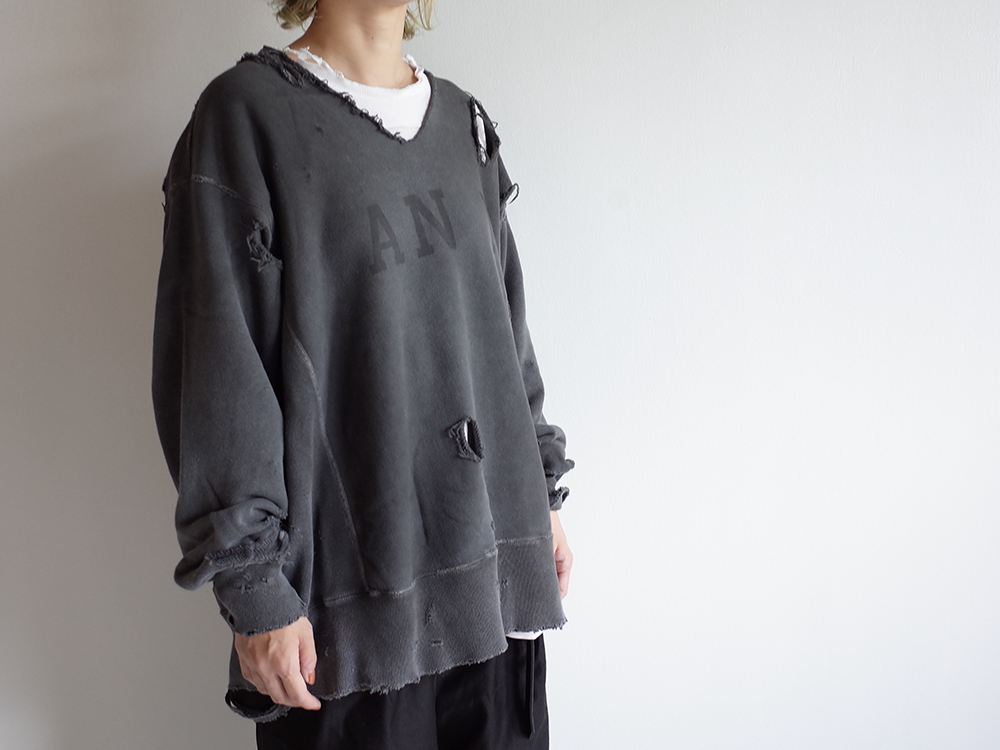 ≪※在庫限り※≫ CREWNECK CRASH ANCELLM - CRASH EX F.BLAC CREWNECK