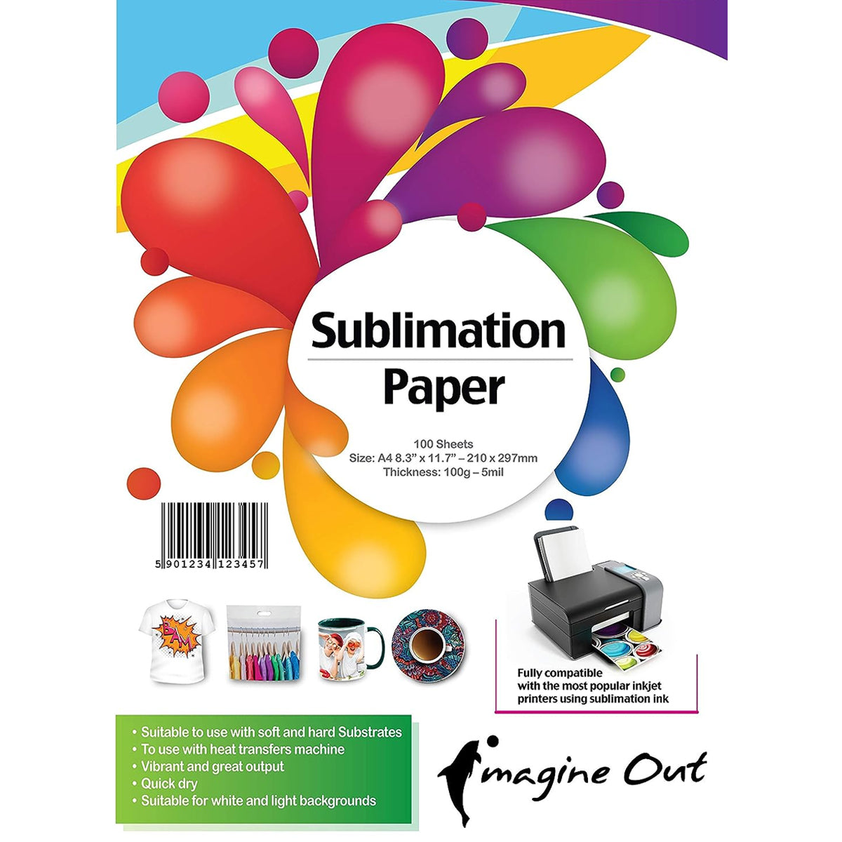 ImagineOut Resin Coated Luster Photo Paper