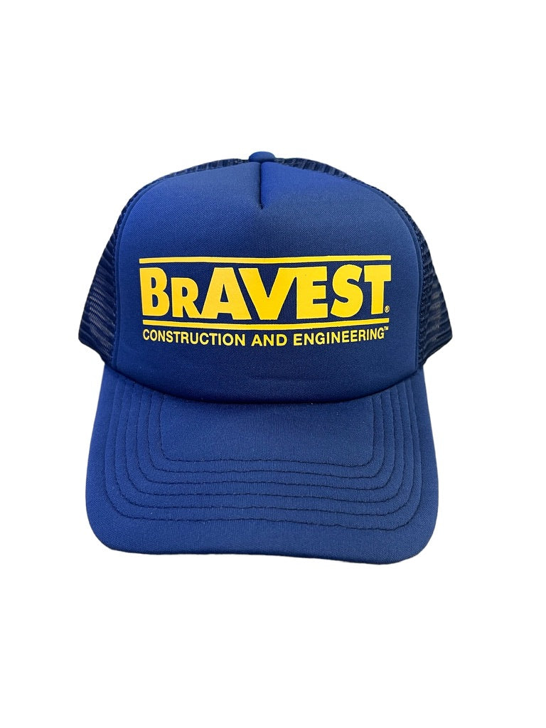 Bravest Studios Trucker Hat Blue and Yellow Bb