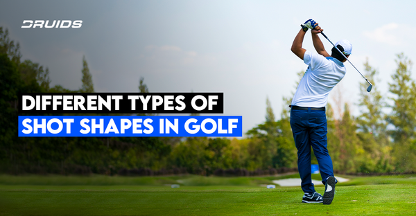 Different types of shot shapes in golf