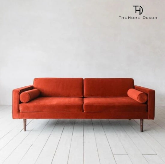 Dalfred Orange Sofa