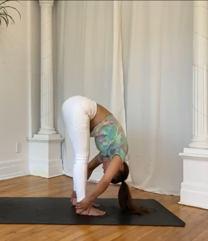 Mountain Pose to Forward Fold