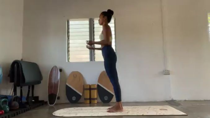 Fall Prevention Yoga-Balance Test 1