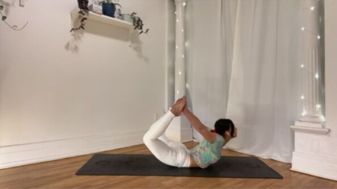 Bow Pose Yoga for Shoulders
