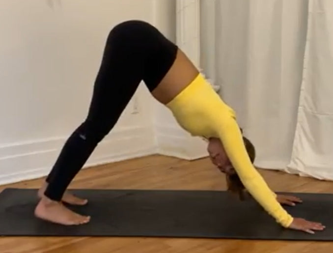 Downward Dog with Hip Opener